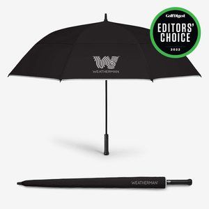 NEW Weatherman® the 68 Golf umbrella 42" diameter outdoor black water